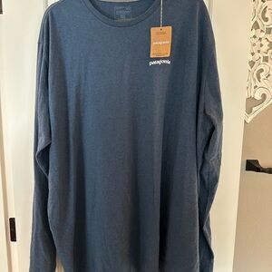 Patagonia Men's Classic Navy Long Sleeve Tee